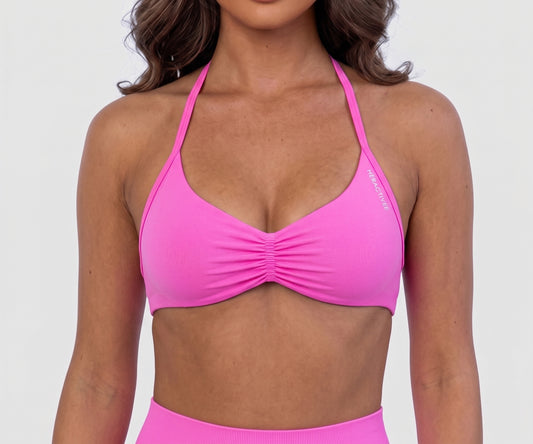 Contour Backless Bra- Bubblegum pink