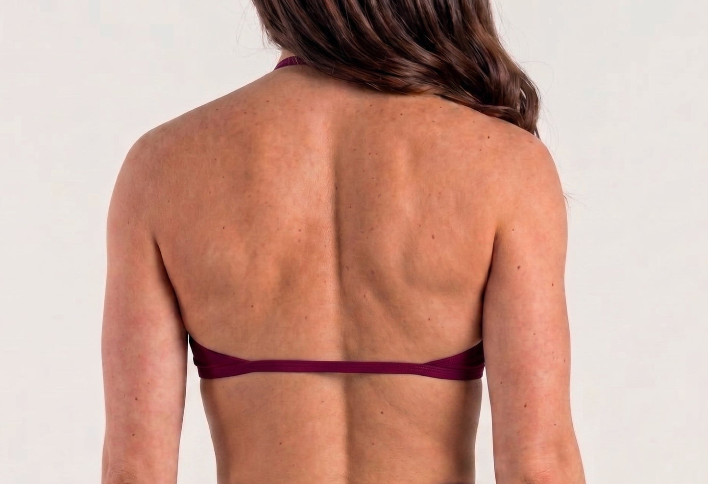 Contour Backless Bra - Burgundy