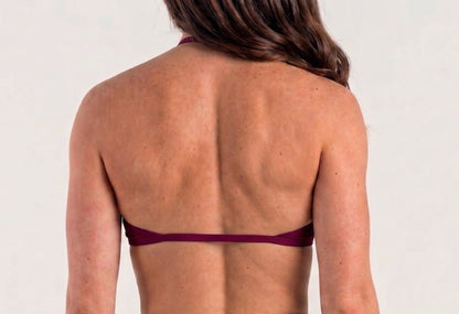 Contour Backless Bra - Burgundy