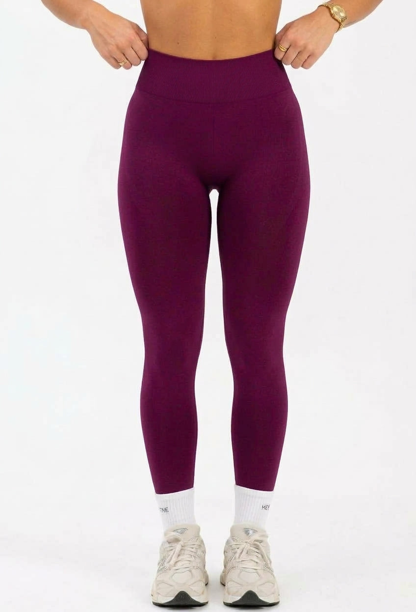 Contour Leggings - Burgundy
