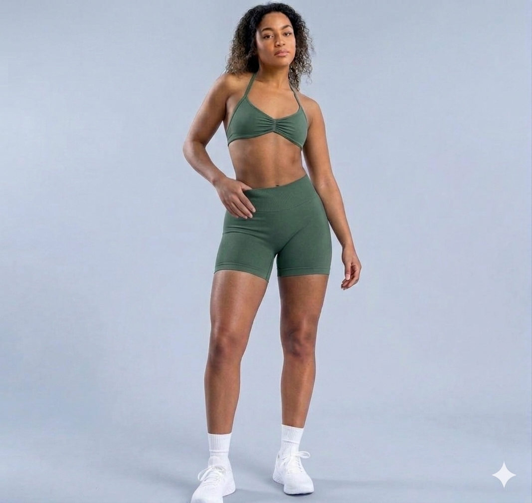 Motion backless-Short set