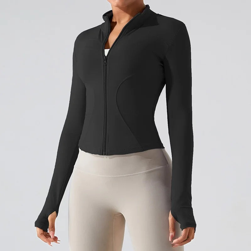 Slimming Zip Performance Coat (MORE COLORS)