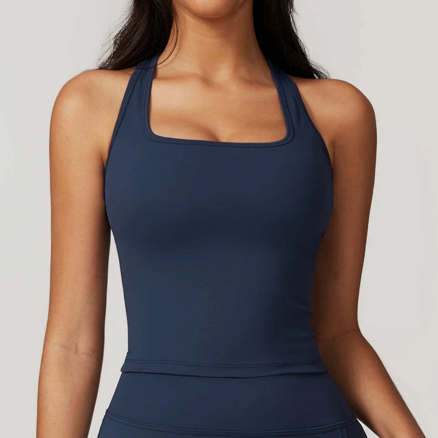 Soft-Touch Brushed U-Neck Top (more colors)