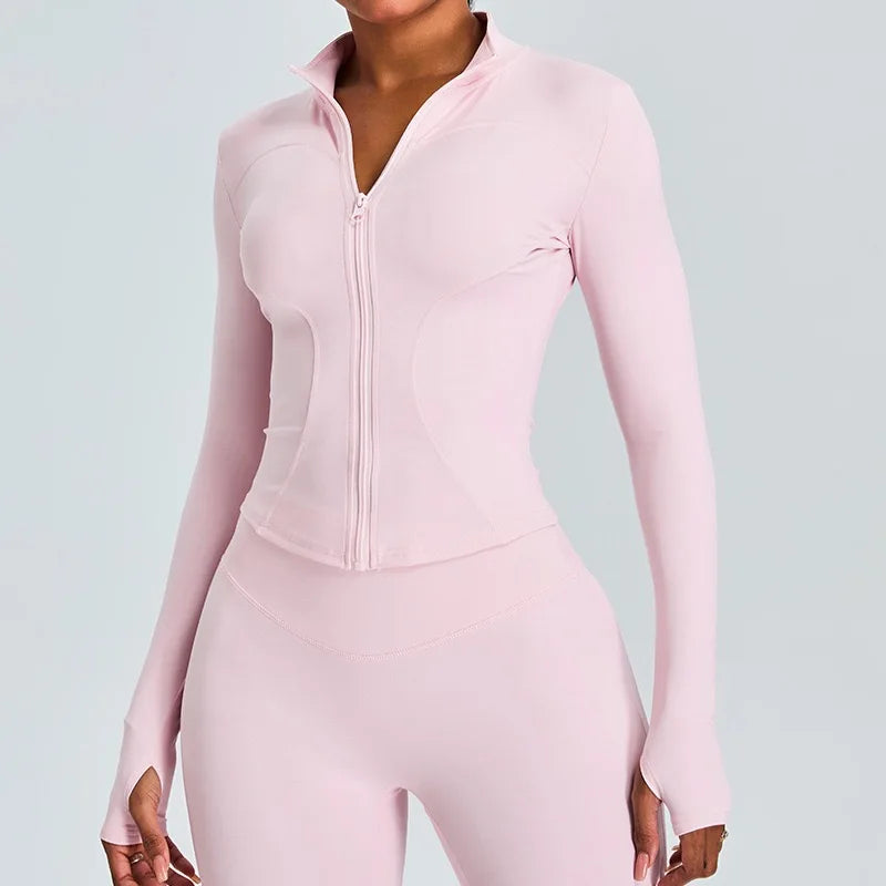 Slimming Zip Performance Coat (MORE COLORS)
