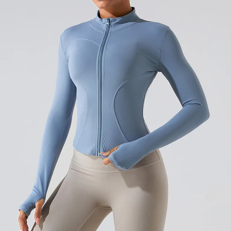 Slimming Zip Performance Coat (MORE COLORS)