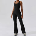 Flare-Leg Performance Jumpsuit