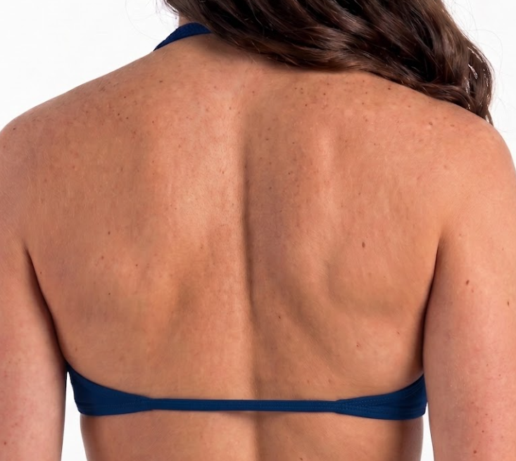 Contour Backless Bra- Navy blue