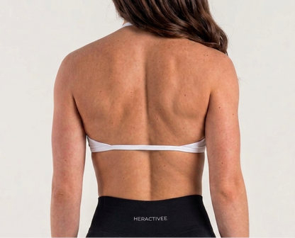 Contour Backless Bra - White